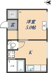 阪口マンションの物件間取画像